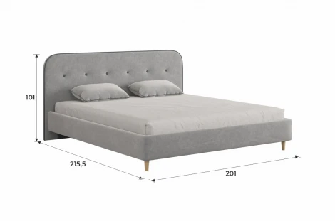 Кровать с основанием Лео 180х200 см Mebelson 176567.2350