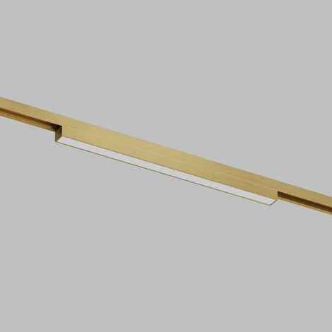Трековый светильник магнитный светодиодный Denkirs Shine Linear Zigbee DK5951-SB 48В 10Вт 2700-6000K сатин. латунь алюминий