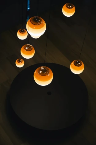 Подвесной светильник Dipping Light 40 янтарный Marset A691-437-30-27K (161589)