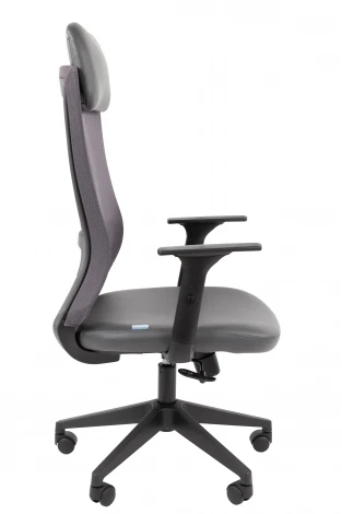 Офисное кресло Chairman 500LT Россия экокожа серый/TW-04 серый 7187913