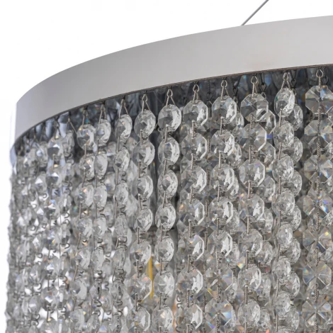 Подвесная люстра хрустальная Dio D`arte Gaby Nickel Gaby E 1.5.60.100 N (220V, на тросе)