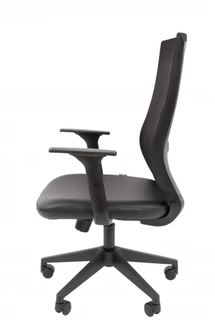 Офисное кресло Chairman 500LT Россия экокожа черный/TW-01 черный Б/П 7187916