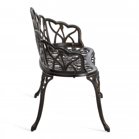 Скамья Secret de Maison Strauss (Штраус) алюминиевый сплав, 99хх56х76см, бронзовый Tetchair 11703