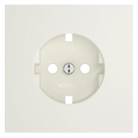 Накладка для розетки с заземлением (хлопок) Voltum S70 VLS000613