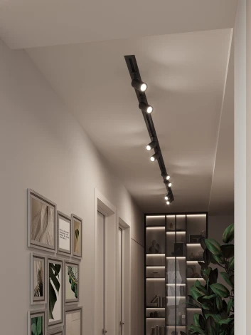 Трековая система в сборе встраиваемая однофазная 220V Hesby Lighting Skylite №3 HSBL_kompl_S003_VI4B3K