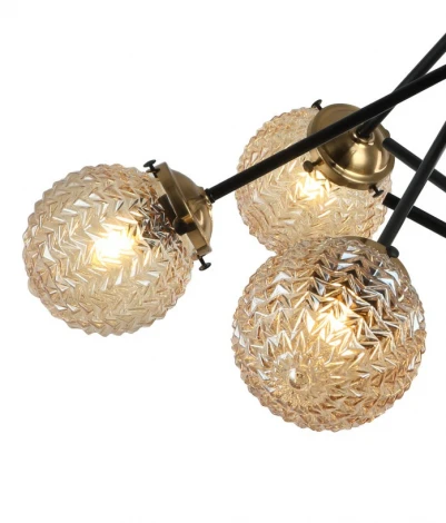 Потолочная люстра на штанге Stilfort Sinus 2140/06/06P (220V, шарики)