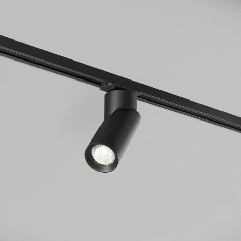 Трековый светильник однофазный 220V Denkirs Slant DK6080-BK (круглые)