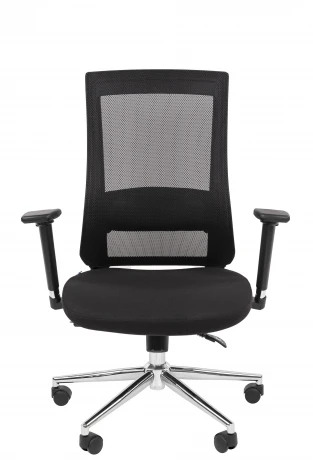 Офисное кресло Chairman 500LUX Россия ткань T черный/TW-01 черный Б/П 7210648