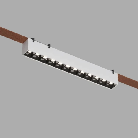 Трековый светильник Downlight 48V Denkirs Belty Grill DK5570-WB (LED)