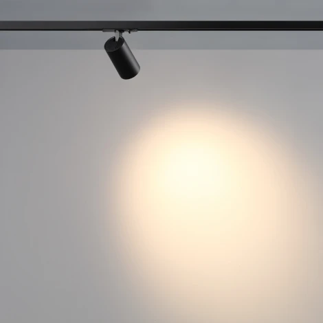 Трековый светильник однофазный светодиодный Novotech Selene 359905 черный трехжильный LED 10W 220V 3000К