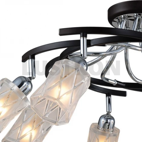 Потолочная люстра N-Light 89402 89402-8 chrome + wengue