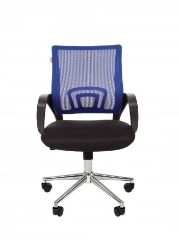 Офисное кресло Chairman 696 Россия TW синий хром new 7077472