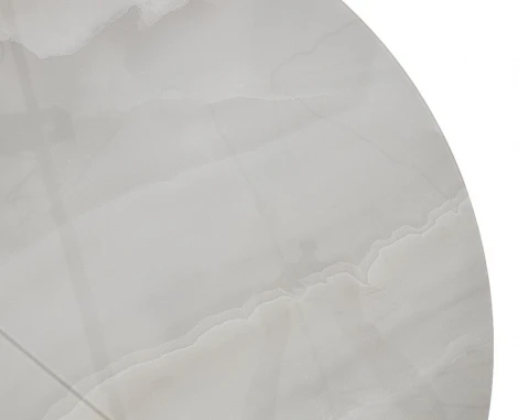 Стол БОНЖУР 100 ОНИКС БЕЖЕВЫЙ, стекло / ЛАТТЕ каркас M-City 64596