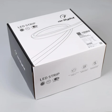 Светодиодная лента герметичная ARL-PSW-U320-16mm 230V White6000 (10 W/m, IP65, FlickerFree, 30m) (Arlight) 054195