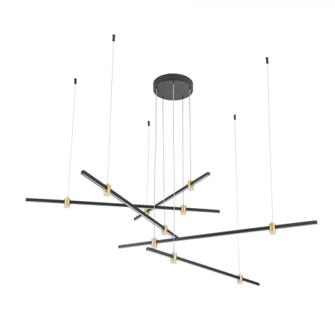 Подвесной светильник Arte Lamp Errai A2195SP-5BK (LED, 220V, на тросе)