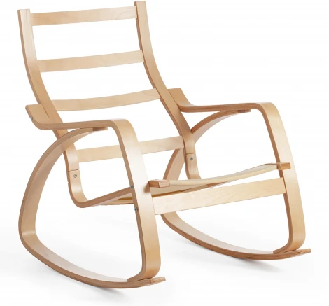 Кресло-качалка mod. AX3005 Tetchair (Дуб,Бежевый).