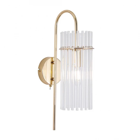 Бра Lumion Opulenta 8413/1W французское золото/прозрачный, металл/стекло Е14 40W 220V