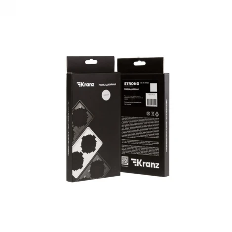 Рамка 2-постовая жемчуг Kranz Strong KR-78-0752-4