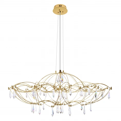 Подвесная люстра светодиодная Loft It Mira 10586/900 Gold Asfour