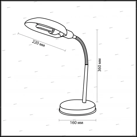 Интерьерная настольная лампа Odeon Light Kirbo 2326/1T