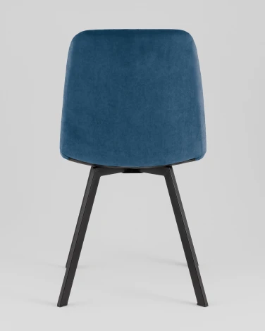 Стул Одди Original Square велюр синий (набор 4 шт) Stool Group УТ000042522