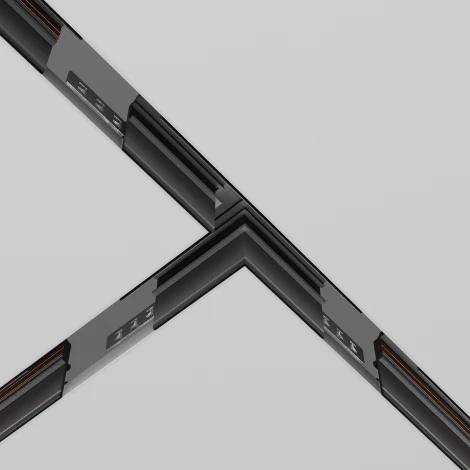 Соединитель T-образный для магнитного шинопровода Maytoni Accessories for tracks Exility TRA034CT-42.12B