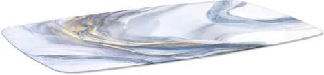 Стол Sheffilton SHT-TU65/TT32 118/77 СТЕКЛО/МДФ белый/млечный путь