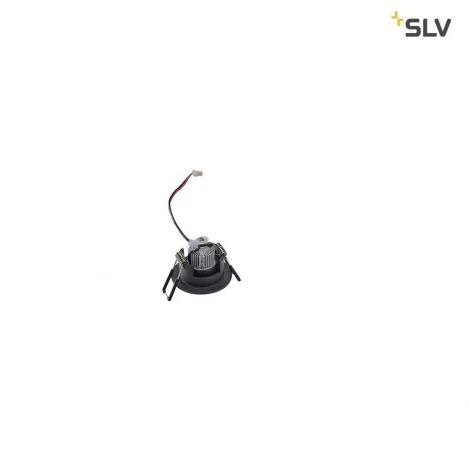 Точечный светильник встраиваемый черный SLV New Tria 113980