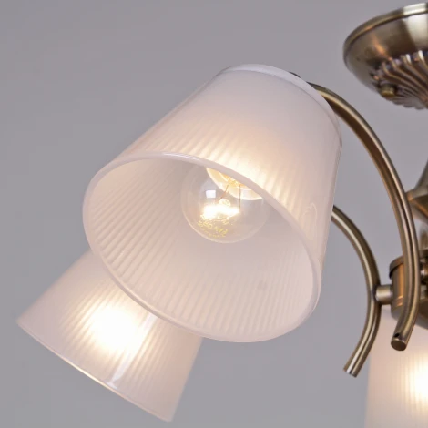 Потолочная люстра на штанге ILLUMICO IL0910-5CSQ-26 AB ELITE