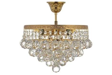 Потолочная люстра буше Arti Lampadari Castellana E 1.3.30.501 G (220V, хрусталь)