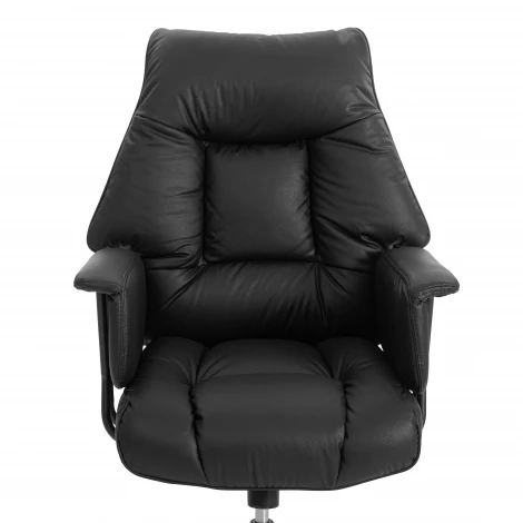 Кресло Линкольн Металбл/Lincoln Metalbl кож/зам, черный, 36-6 Tetchair 25686