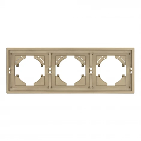 Рамка пластиковая FRM-TENDO-SFPL-3-GD (Arlight, Матовый песочный) 054651