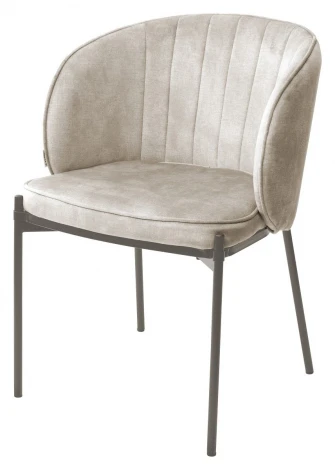 Стул ДИАНА (DIANA) цвет 207 античный бежевый, велюр / латте каркас M-City 64416