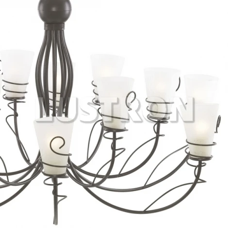 Подвесная люстра Arte Lamp Spiral A9051LM-12BR
