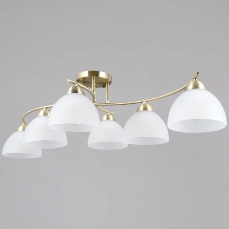 Потолочная люстра на штанге ILLUMICO IL0909-6CSQ-26 AB ELITE