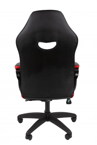 Кресло Chairman game 16 Россия экокожа черный/красный/белый 7213482