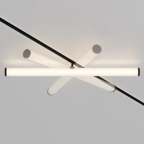 Трековый светильник LARC Exility 3000K 25Вт 360° LED (магнитный) Maytoni Technical TR086-2-25W3K-B (48V)