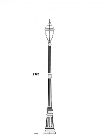 Наземный фонарь Oasis Light California L 84209L