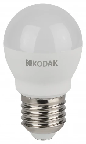 Светодиодная лампа Kodak LED P45-11W-830-E27 K 11Вт шар теплый белый свет Е27 (Б0057620)