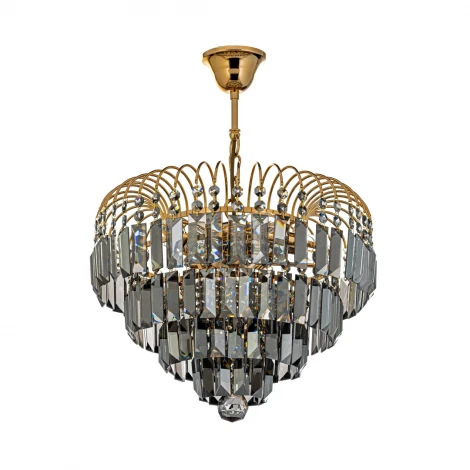 Подвесная люстра Arti Lampadari Sabina E 1.5.32.104 G (220V, хрусталь, на цепи)
