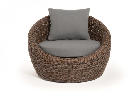 "Барселона" кресло из искусственного ротанга, цвет коричневый 4SIS арт.УТ-00009400