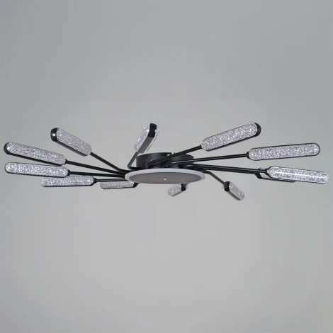 Потолочная люстра светодиодная с пультом с регулировкой цветовой температуры и яркости Reluce 87290-0.3-12 BK