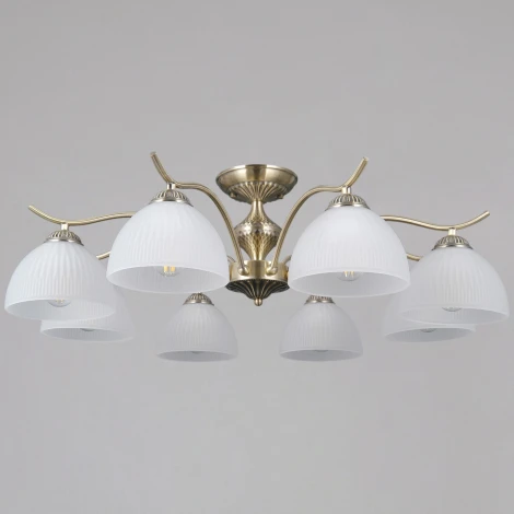 Потолочная люстра на штанге ILLUMICO IL0896-8CSQ-26 AB ELITE