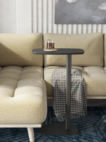 Стол придиванный Дей графит/графит Mebelik 009445