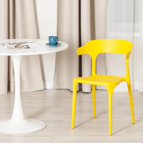 Стул Ton/Тон (мод. PC33)/2 шт. в упаковке пластик, 48х48х74см, желтый желтый Y-01 (Комплект из 2 шт.) Tetchair 24580