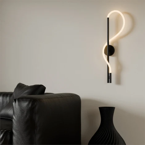 Настенный светильник с гибким неоном Lightera Tura LE103W-90B (LED, 220V)