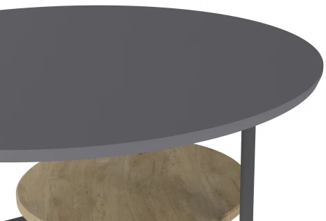 Стол журнальный Калифорния Марио Графит/дуб сонома 9557096401