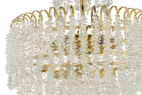 Подвесная люстра Arti Lampadari Daverio E 1.5.50.105 G (220V, хрусталь, на цепи)