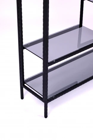 Консольный стол AllConsoles 1012-CB loft grey черный муар