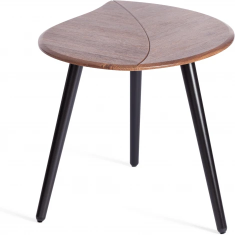 Журнальный стол Tetchair RIMMINI (МДФ/Орех,Черный)
